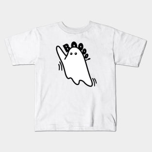 Cute Ghost Booo Kids T-Shirt